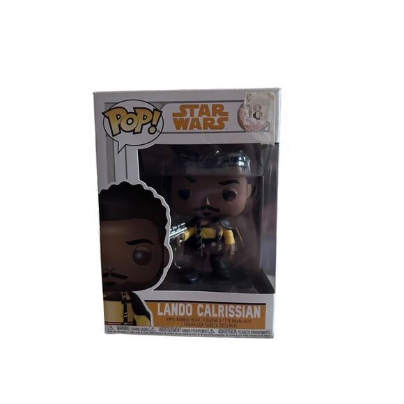 Funko Pop! Star Wars #240 Lando Calrissian Vinyl Figure - Pre-Owned - Solo Movie - Picture 5 of 5